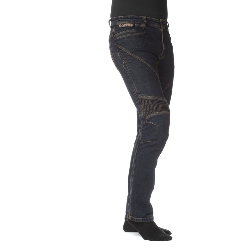 Pantalón vaquero moto KAYEN de Rainers azul oscuro